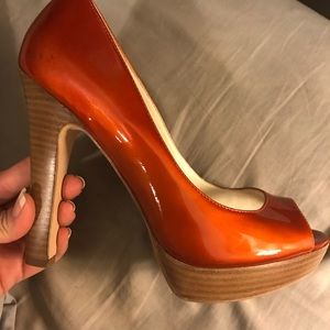 Burnt orange heels